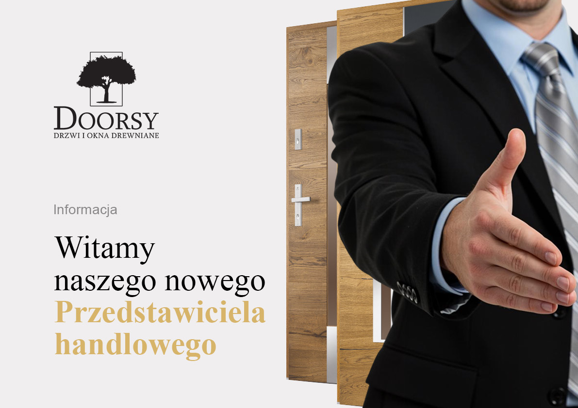 Witamy naszego nowego przedstawiciela handlowego
